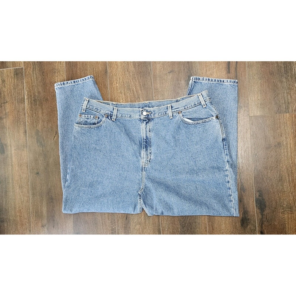 Y2k Levi's 550 Jeans Plus Sz 24S‎ Relaxed Fit Black Tagt - Picture 5 of 16